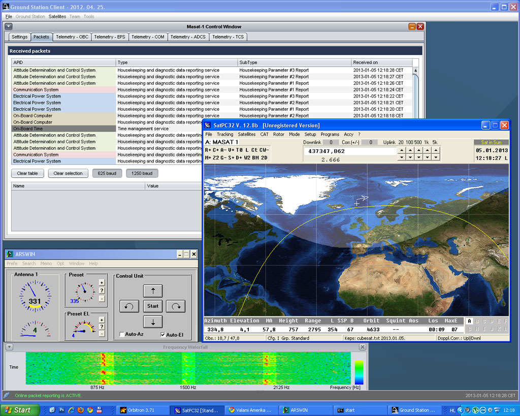 HA2ECZ is QRV for satellite reception again.
